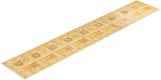 Traditional Mogul Ivory Wool Runner 2' 9" x 15' 7" - Solo Rugs