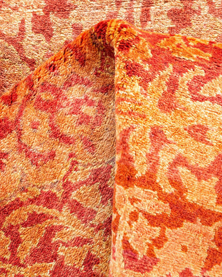 Traditional Mogul Orange Wool Runner 2' 7" x 11' 9" - Solo Rugs