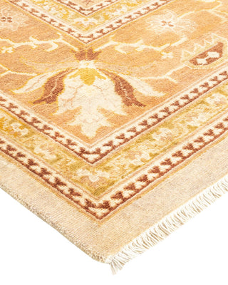 Contemporary Eclectic Ivory Wool Area Rug 8' 1" x 10' 6" - Solo Rugs