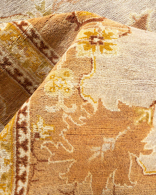 Contemporary Eclectic Ivory Wool Area Rug 8' 1" x 10' 6" - Solo Rugs