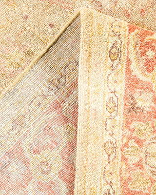 Contemporary Eclectic Green Wool Area Rug 6' 1" x 9' 0" - Solo Rugs