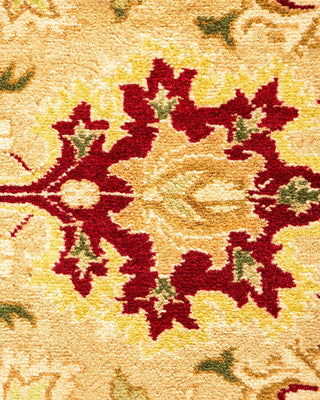 Traditional Mogul Red Wool Area Rug 8' 2" x 10' 3" - Solo Rugs