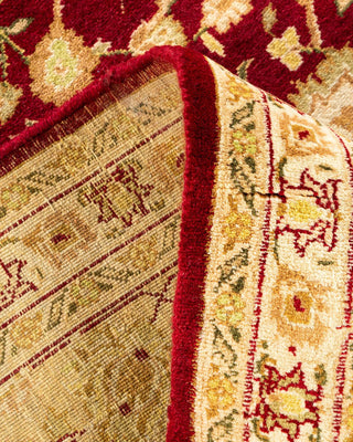 Traditional Mogul Red Wool Area Rug 8' 2" x 10' 3" - Solo Rugs