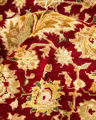 Traditional Mogul Red Wool Area Rug 8' 2" x 10' 3" - Solo Rugs