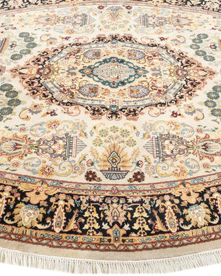 Mogul, One-of-a-Kind Hand-Knotted Area Rug - Ivory, 5' 3" x 8' 1" - Solo Rugs