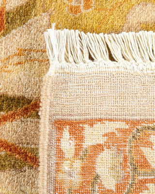 Traditional Mogul Ivory Wool Area Rug 7' 10" x 10' 2" - Solo Rugs
