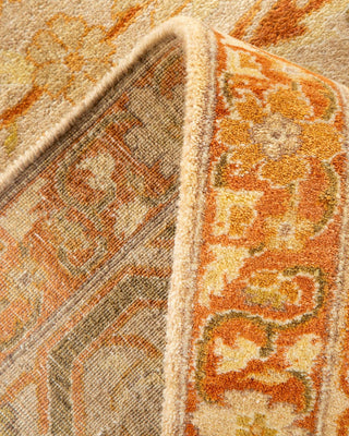 Traditional Mogul Ivory Wool Area Rug 7' 10" x 10' 2" - Solo Rugs