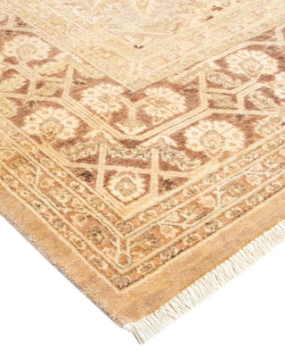 Traditional Mogul Ivory Wool Area Rug 8' 1" x 10' 5" - Solo Rugs