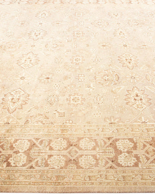 Traditional Mogul Ivory Wool Area Rug 8' 1" x 10' 5" - Solo Rugs