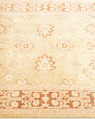 Contemporary Eclectic Ivory Wool Area Rug 3' 1" x 5' 1" - Solo Rugs