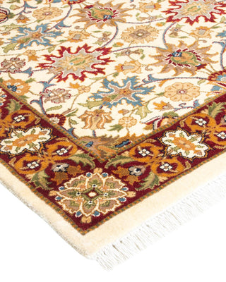 Traditional Mogul Ivory Wool Runner 2' 9" x 13' 1" - Solo Rugs