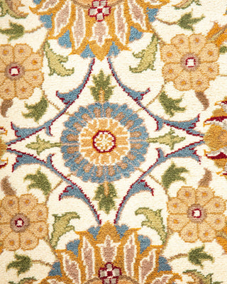 Traditional Mogul Ivory Wool Runner 2' 9" x 13' 1" - Solo Rugs