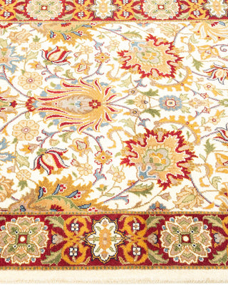 Traditional Mogul Ivory Wool Runner 2' 9" x 13' 1" - Solo Rugs