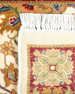 Traditional Mogul Ivory Wool Runner 2' 9" x 13' 1" - Solo Rugs