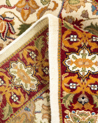 Traditional Mogul Ivory Wool Runner 2' 9" x 13' 1" - Solo Rugs