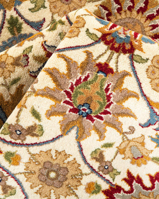 Traditional Mogul Ivory Wool Runner 2' 9" x 13' 1" - Solo Rugs