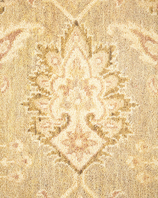 Contemporary Eclectic Green Wool Area Rug 12' 0" x 17' 0" - Solo Rugs