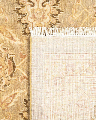Contemporary Eclectic Green Wool Area Rug 12' 0" x 17' 0" - Solo Rugs