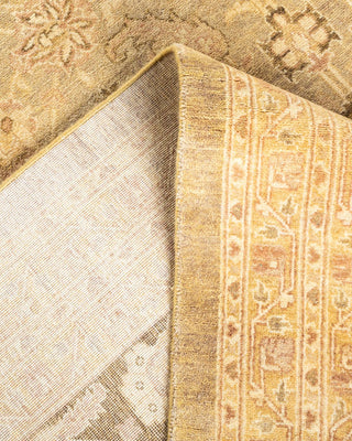Contemporary Eclectic Green Wool Area Rug 12' 0" x 17' 0" - Solo Rugs