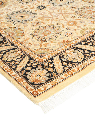 Traditional Mogul Beige Wool Runner 3' 1" x 8' 1" - Solo Rugs