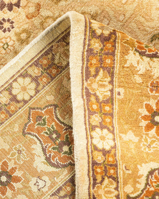 Traditional Mogul Ivory Wool Area Rug 4' 8" x 7' 4" - Solo Rugs