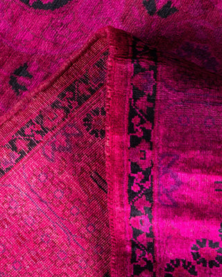 Contemporary Fine Vibrance Purple Wool Runner 3' 0" x 9' 2" - Solo Rugs