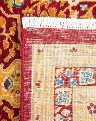 Traditional Mogul Red Wool Area Rug 8' 1" x 10' 7" - Solo Rugs