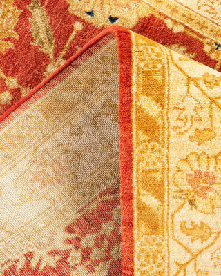 Traditional Mogul Orange Wool Runner 3' 0" x 14' 7" - Solo Rugs