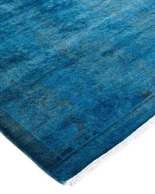 Fine Vibrance, One-of-a-Kind Handmade Area Rug - Blue, 17' 4" x 12' 4" - Solo Rugs