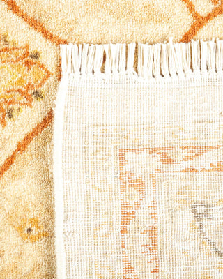 Traditional Mogul Ivory Wool Area Rug 4' 7" x 6' 8" - Solo Rugs