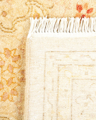 Traditional Mogul Ivory Wool Area Rug 4' 2" x 6' 1" - Solo Rugs