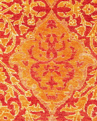 Traditional Mogul Orange Wool Runner 2' 8" x 11' 9" - Solo Rugs