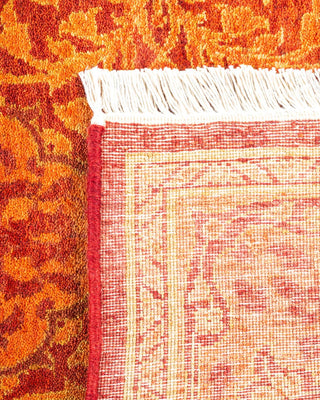 Traditional Mogul Orange Wool Runner 2' 8" x 11' 9" - Solo Rugs