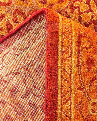 Traditional Mogul Orange Wool Runner 2' 8" x 11' 9" - Solo Rugs