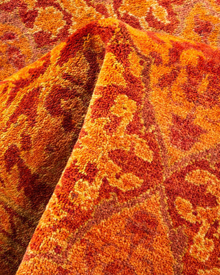 Traditional Mogul Orange Wool Runner 2' 8" x 11' 9" - Solo Rugs