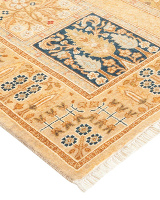 Traditional Mogul Ivory Wool Runner 2' 7" x 13' 3" - Solo Rugs