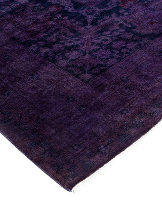 Fine Vibrance, One-of-a-Kind Handmade Area Rug - Purple, 12' 5" x 12' 1" - Solo Rugs
