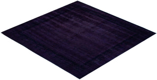Fine Vibrance, One-of-a-Kind Handmade Area Rug - Purple, 12' 5" x 12' 1" - Solo Rugs