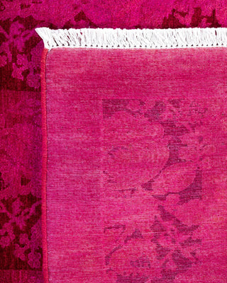 Contemporary Fine Vibrance Purple Wool Area Rug 9' 3" x 11' 10" - Solo Rugs
