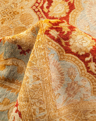Contemporary Eclectic Red Wool Area Rug 10' 1" x 13' 3" - Solo Rugs