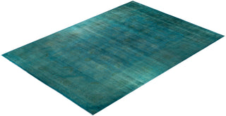 Fine Vibrance, One-of-a-Kind Handmade Area Rug - Blue, 17' 9" x 12' 4" - Solo Rugs