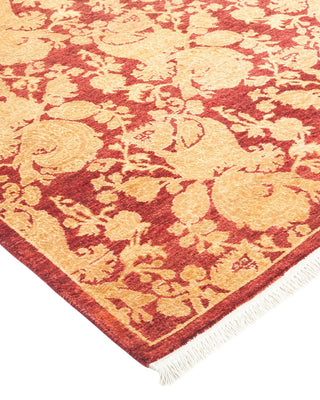 Traditional Mogul Red Wool Runner 2' 8" x 10' 1" - Solo Rugs