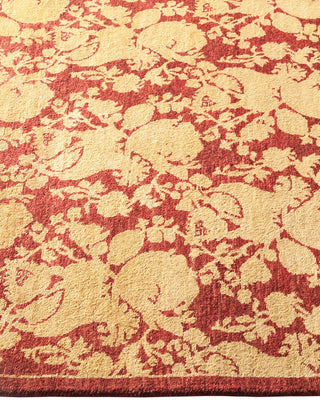 Traditional Mogul Red Wool Runner 2' 8" x 10' 1" - Solo Rugs