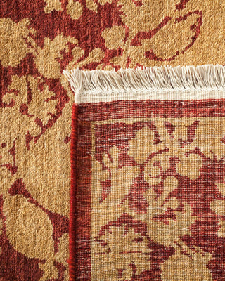 Traditional Mogul Red Wool Runner 2' 8" x 10' 1" - Solo Rugs