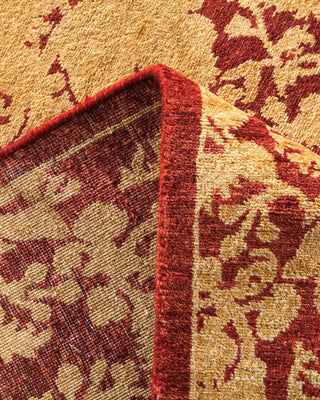 Traditional Mogul Red Wool Runner 2' 8" x 10' 1" - Solo Rugs