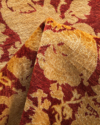 Traditional Mogul Red Wool Runner 2' 8" x 10' 1" - Solo Rugs