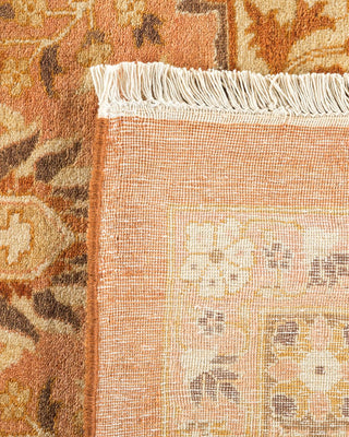 Traditional Mogul Brown Wool Area Rug 12' 1" x 17' 5" - Solo Rugs