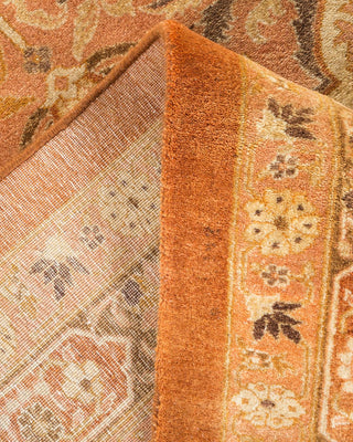 Traditional Mogul Brown Wool Area Rug 12' 1" x 17' 5" - Solo Rugs