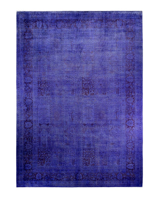Fine Vibrance, One-of-a-Kind Handmade Area Rug - Purple, 15' 6" x 11' 4" - Solo Rugs