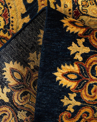 Traditional Mogul Blur Wool Area Rug 5' 3" x 8' 4" - Solo Rugs